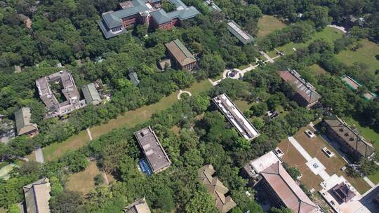 广州中山大学校园航拍