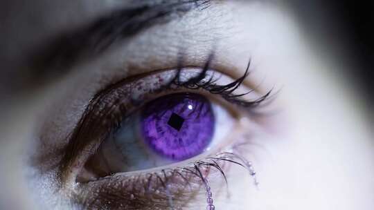 人物眼睛微距特写素材