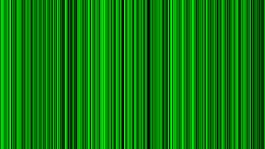 黑色和绿色垂直线振荡的循环动画
