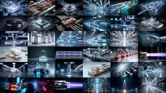 工业智能制造未来科技(前117S为快速预览)高清在线视频素材下载