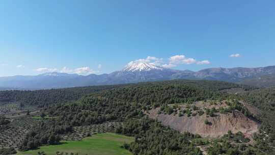 山，采石场，岩石，砾石