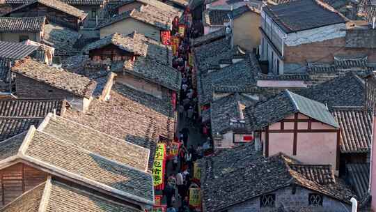 长汀店头街航拍