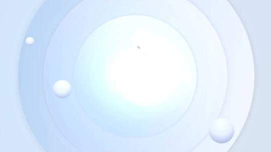 简洁白色标题文字片头