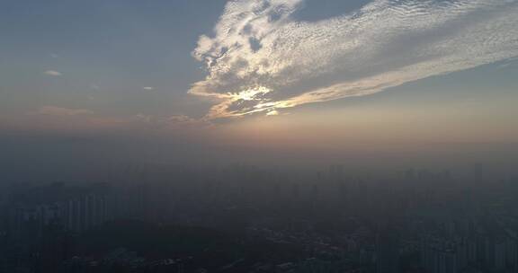 城市航拍 福建 莆田 城区 城市