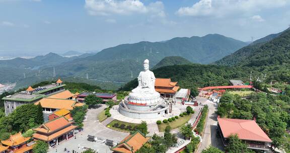 广东省东莞市观音山航拍