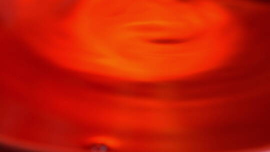 2.5K高速摄影红色液体一滴水珠滴落