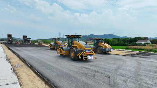 水泥稳定路面水稳施工路面施工路基施工修路