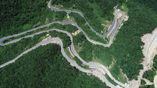 山路 山路崎岖 山路盘旋 山 群山 云海 雾