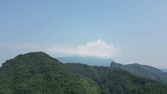 都江堰、青城山附近山脉天空