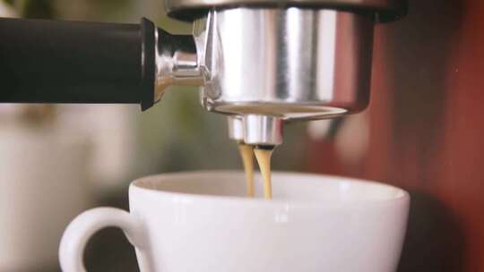 咖啡馆咖啡机制作咖啡