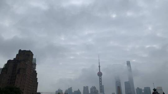 上海天际线延时摄影