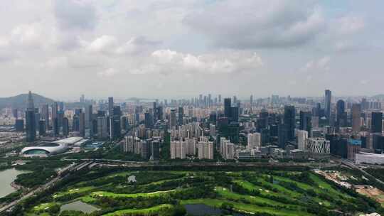 深圳南山后海粤海街道科技园蓝天白云延时