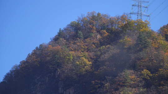 秦岭秋季风景