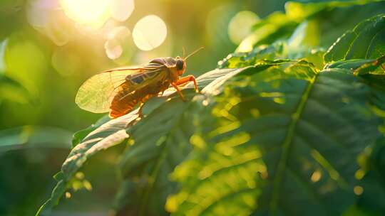 唯美夏天空镜头视频素材