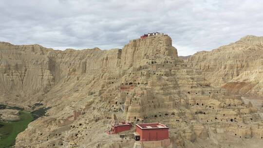 原创西藏阿里扎达土林古格王朝遗址自然风光
