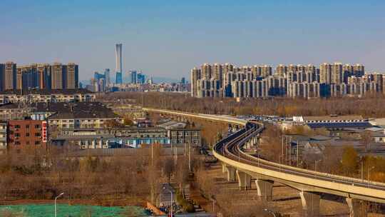 北京地铁站和国贸延时合集