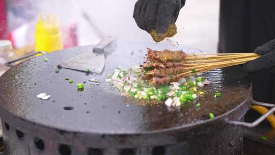 烧烤牛肉串