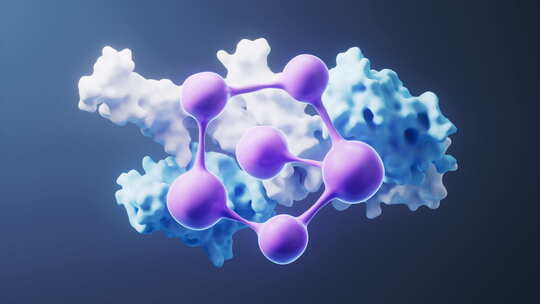 生物蛋白和分子视频素材模板下载