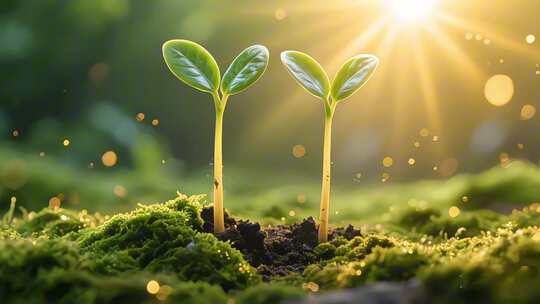 森林生命万物生长