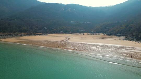 【4K60帧】连云港连岛景区海滩航拍