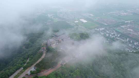 杭州湘湖风景航拍