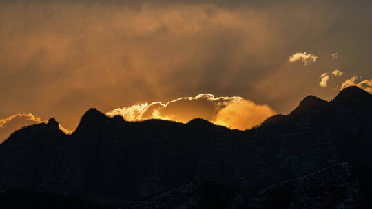 夕阳日出