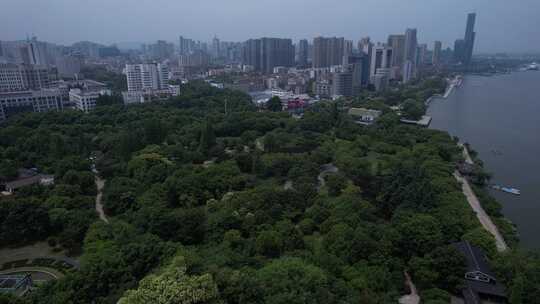 镇江北固山公园甘露寺航拍