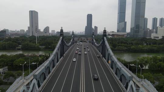 无锡金匮大桥4K航拍原素材