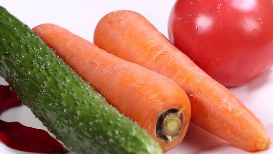 蔬菜时蔬胡萝卜西红柿番茄黄瓜