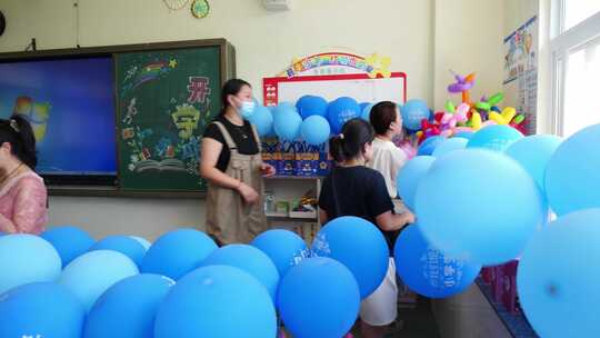 中小学生开学季校园学生教育教学