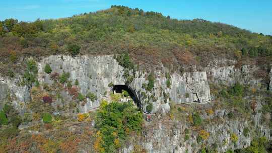 2023山东枣庄熊耳山景区秋季航拍宣传片段