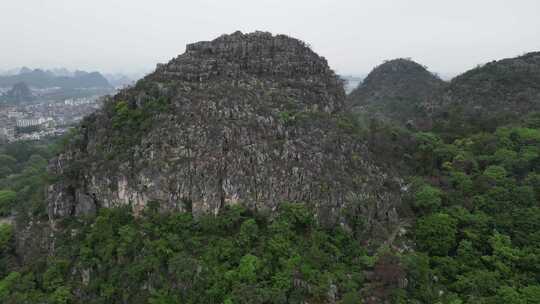 航拍桂林七星景区4A景区