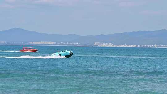 海南三亚西岛风景区游客旅游治愈唯美镜头