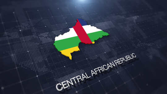 中非共和国地图显示