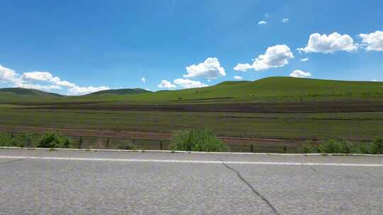 【合集】车窗外风景 自驾草原第一视角