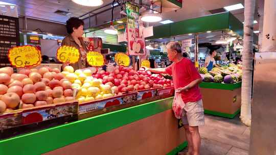 菜市场买菜集市农贸市场