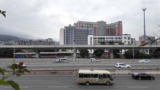 深圳地铁布吉交通车流环境声