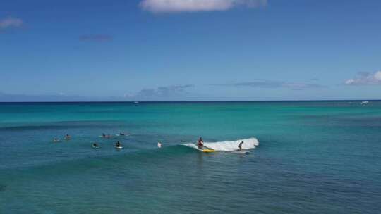 马尔代夫岛 海水浪花 假期视频素材模板下载