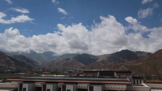 西藏延时摄影视频素材模板下载