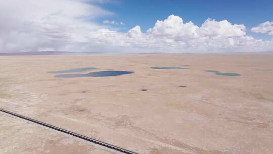 航拍青海高原地貌