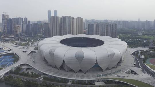 杭州亚运会主场馆视频素材模板下载
