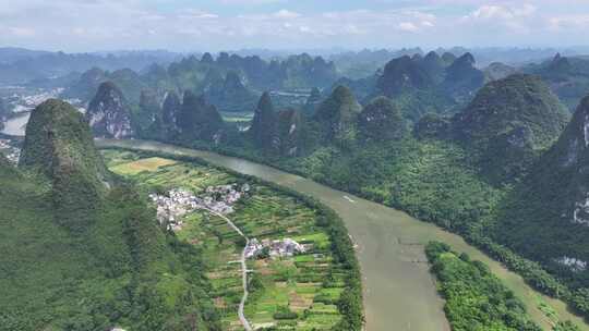 航拍风景 桂林山水 大美中国 壮丽山河