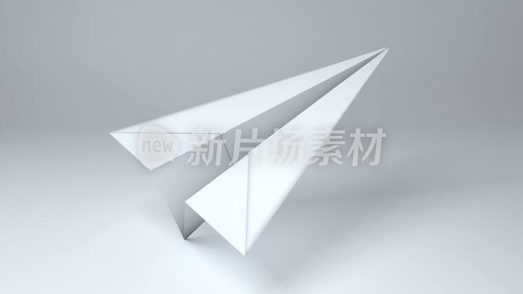 卡通纸飞机C4D模型