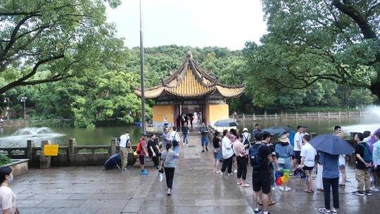 浙江普陀山普济寺禅院建筑实拍视频