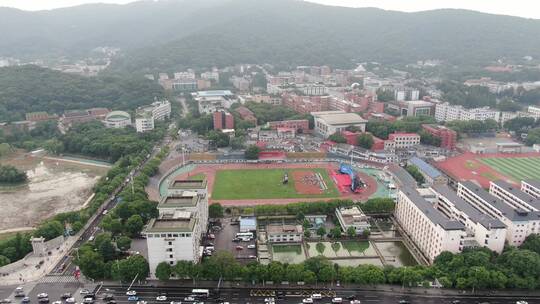 湖南师范大学校园环境航拍