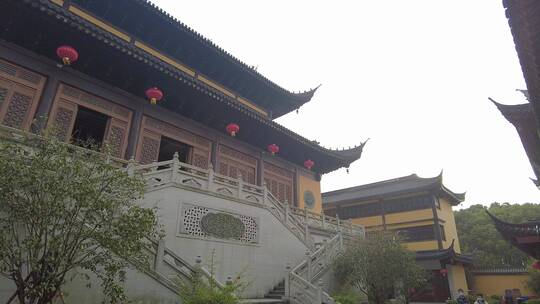 上海长寿禅寺4K实拍原素材视频素材模板下载