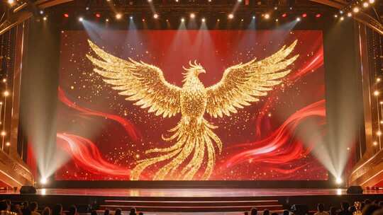 凤凰涅槃震撼大气企业年会开场视频