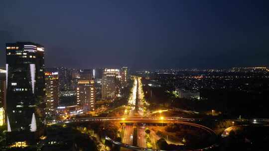 福建莆田夜景莆田立交桥夜景