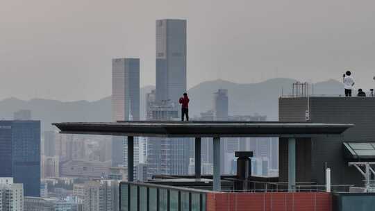 天台航拍