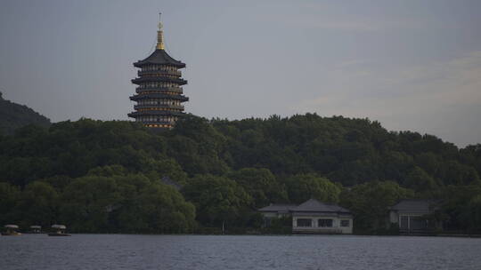 杭州西湖春天实景拍摄